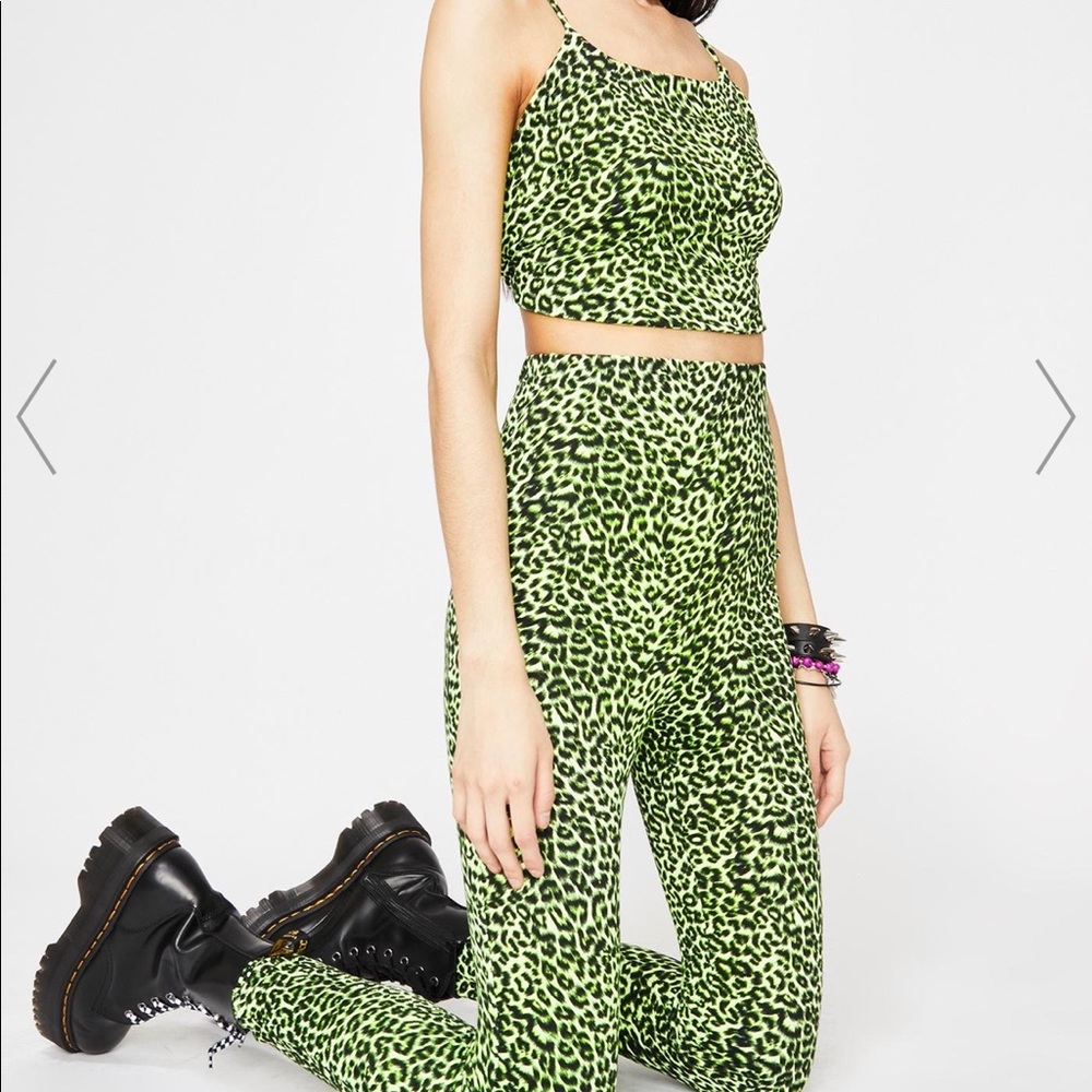 Dolls Kill “ganja purrfection “ leopard set.